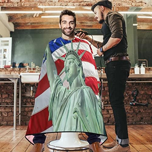 Barber Capes Polyester Hair Cutting Salon Cape with Snaps Beard Bib Hairdresser Gown Stylist Cape For Men Women - Image 2