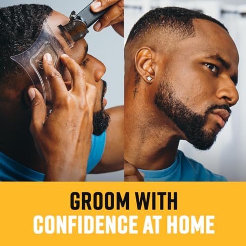 The Cut Buddy Original Shaping Tool, Clear Beard and Hairline Template with Bonus Tracer Pencil, As Seen on Shark Tank - Image 5