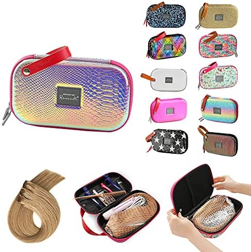 RemeeHi Hair Lace Wig Travel Bag & Storage Case, Hairdressing Bag with Accessory Pockets, Cosmetic Organizer G103 - Image 2