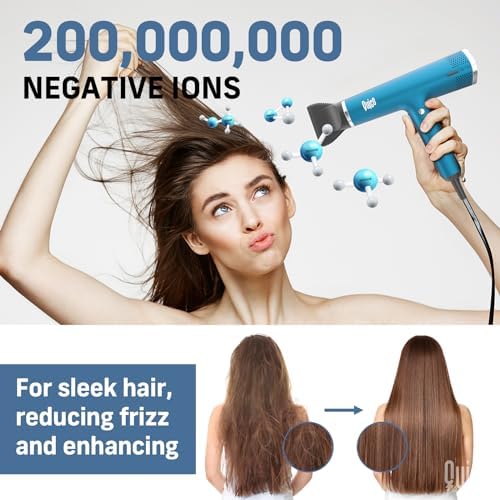 Quico Hair Dryer, 1875W High-Speed BLDC 110000RPM Blow Dryer with Diffuser - Image 5