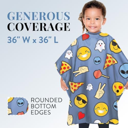 Betty Dain Social Kids Shampoo Cape, Vinyl, 36" x 36" - Image 4