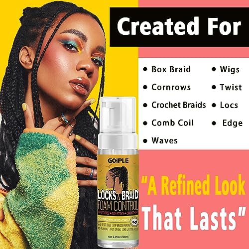 Edge Control Wax for Women Strong Hold Non-greasy Smoother Gel, Styling for Black Hair No Flaking, White Residue, Braiding Braid Mouss Shine and Smooth - Image 4