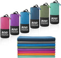 BOGI Microfiber Travel Sports Towel-Quick Dry Travel Towel,Soft Lightweight Absorbent Compact Sports Towel for Camping Gym Beach Bath Yoga Swimming Backpacking (S:16''x32'',2Pcs-Mint) by BOGI