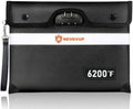 6200°F Upgraded Fireproof Document Bag with Lock, Fireproof Money Bag for Cash with Zipper/Reflective Strip, 9 Layer of Heat Insulated Material, Water Resistant Fire proof Bags for Documents,Fire Bags by NEVGVUP