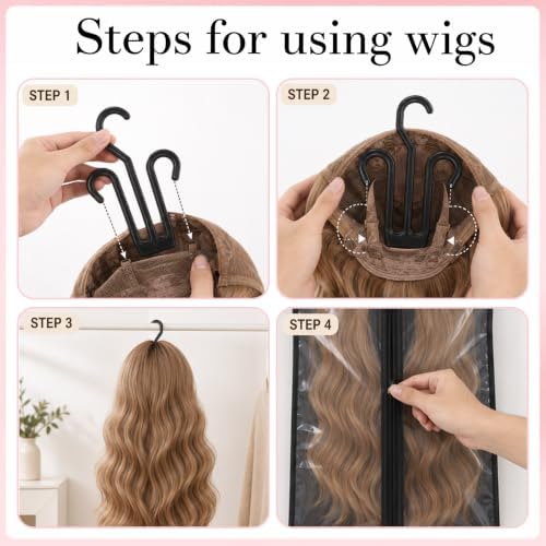 12PCS Wig Storage Bags with Hanger - Image 5