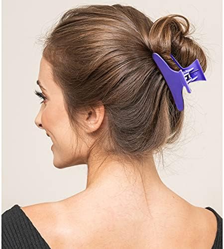 Ondder 12 Pack Butterfly Hair Clamps Clips Hair Claw Clips Salon Pro Section Clip for Styling, Sectioning, Cutting, Coloring Large Hair Clips Hairdressing Salon Tool Hair Accessories for Women Girls - Image 5