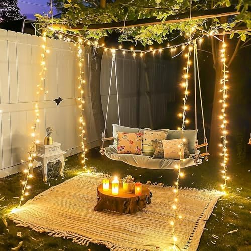 JMEXSUSS 400 LED Christmas Lights Outdoor Indoor String Lights Plug in - Image 4