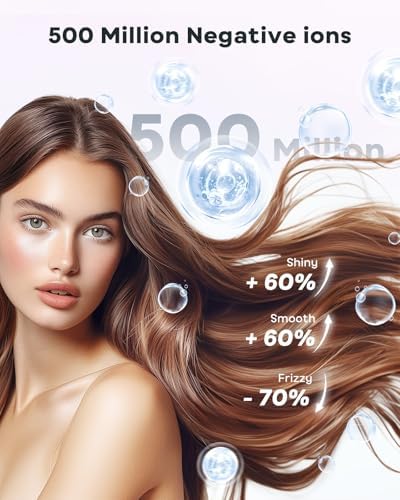 Ionic Hair Dryer, High Speed Blow Dryer with Diffuser for Women - Image 3