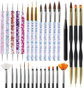 Artdone 31pcs Nail Art Brushes Tools Set Dotting Tools for Gel Polish by Artdone