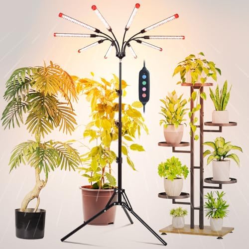 Grow Light with Stand for Tall and Large Indoor Plants by FRGROWLEDGROWLIGHTS