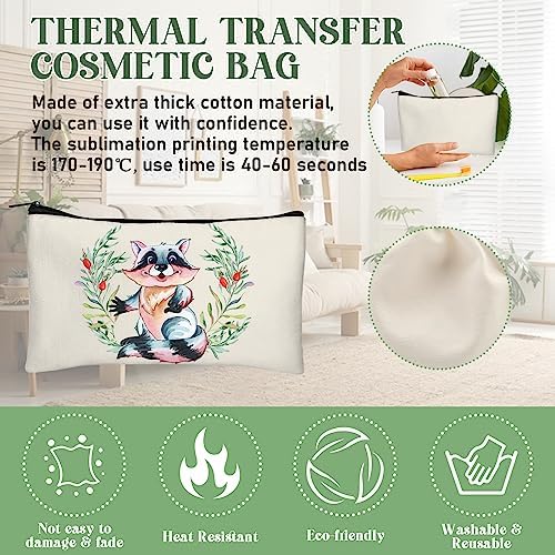 Legigo Blank Canvas Bags Zipper Pouch Makeup Bags Pencil Pouch Bulk - Image 3