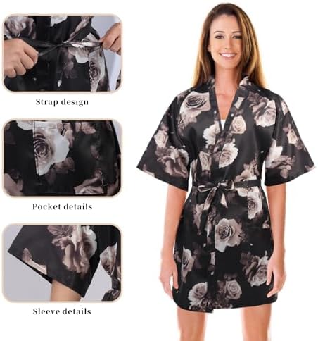 Salon Client Gown Robes Cape Hair Cutting Smock with Adjustable Tie for Hair Cutting Barber Hairstyling - Image 2