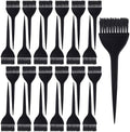 24 Pack Hair Dye Brushes, Color Tint Applicator, Hair Coloring Dying Brush Kit for Solon Black by Tbestmax