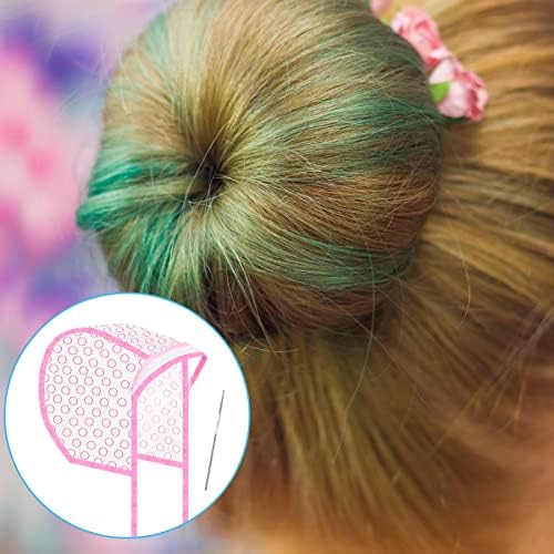 Boao 3 Sets Highlight Cap Sets, Highlighting Caps for Hair, Dye Bleach Cap With Hole And Hook, Dye Kit for Hair Frosting, Highlighting, Color Accessories (Assorted Colors) - Image 6