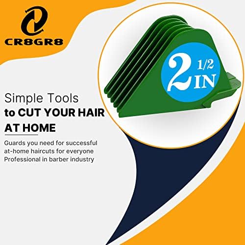 Clipper Guards Compatible with Wahl 10 12 14 16 18 20 Hair Clipper 6pcs - Image 3