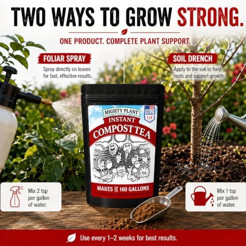 Instant Compost Tea (5 oz) – Probiotic Plant Food Bloom Booster & Yield Booster for Hydroponics & All Gardening Types | Microbial Formula Converts Amino Acids for Enhanced Growth (5, Ounces) - Image 6