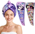 tokidoki Microfiber Hair Towel, Unicorno Hair Wrap,2 Pack Hair Dryer Towels by Tokidoki