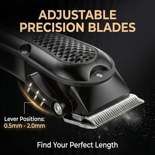 Hair Clippers Professional Cordless for Men Rechargeable - Image 3