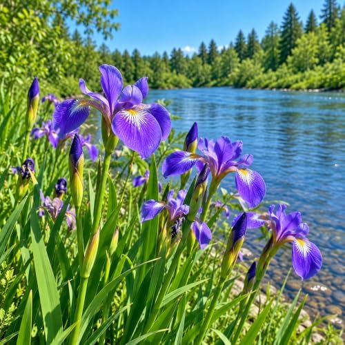 2 Blue Flag Iris Flower Live Plants - 3.5" Pots - Image 3
