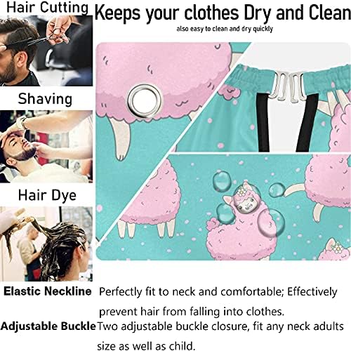 visesunny Professional Barber Cape Polyester Hair Cutting Salon Cape Apron Anti-Static Beard Bib Grooming Apron - Image 5