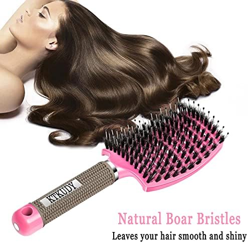 Pain-Free Detangling Brush for Women & Kids, Wet & Dry Hair, All Hair Types - Image 3