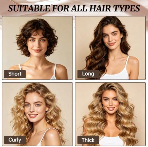 Heatless Curls Overnight Set, 4 Heatless Curling Rods with Satin Bonnet - Image 4
