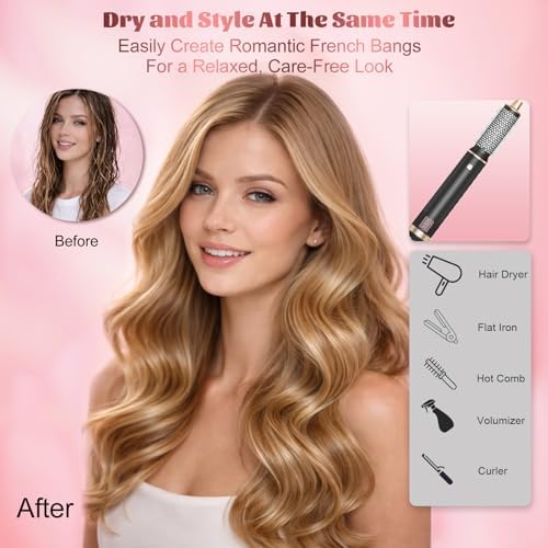 5 in 1 Air Curling Wrap Hair Styler, Hair Dryer Curler for Home - Image 3