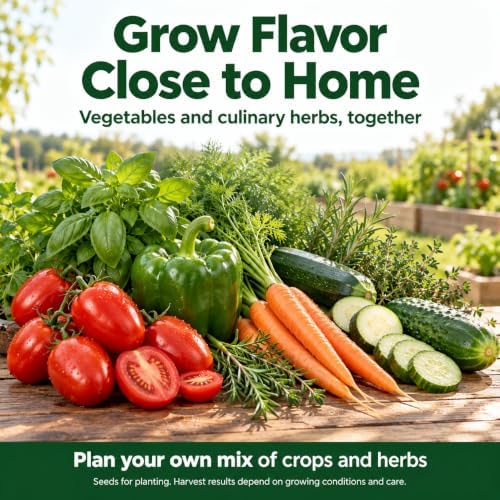 Gardeners Basics Vegetable & Herb Seeds Bundle, 70 Packets for Planting - Image 6