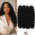 Human Crochet Hair for Black Women Feather Miracle Knots Crochet Human Hair by Jinhui