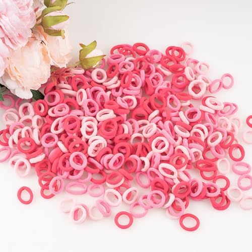 TVINLIK 400 PCS Baby Hair Ties – No Damage Elastic Ponytail Holders - Image 5