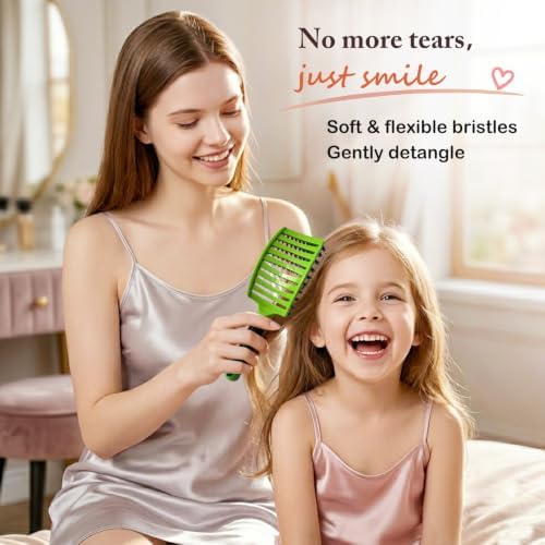 Boar Bristle Hair Brush, Detangler for Women Men, Wet & Dry Hair - Image 5