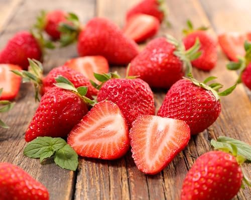 (Best) Seascape Strawberry Plants - Bare Root Plants to Grow Strawberries - Ready to Ship - No Ship to California (10 Strawberry Plants) by CZGrain