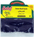 Sadaf Sweet Basil Seeds - Tokhm-e-Reyhan - Sweet Basil Seeds for Planting - Semillas de Albahaca - Kosher - 0.5 Oz Bag by Sadaf
