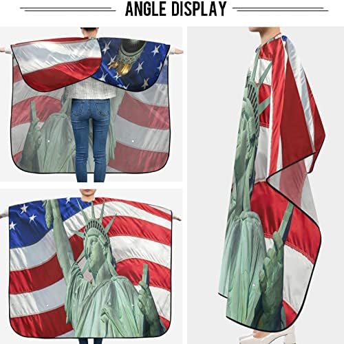 Barber Capes Polyester Hair Cutting Salon Cape with Snaps Beard Bib Hairdresser Gown Stylist Cape For Men Women - Image 6