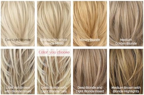 HOOJIH Messy Bun Hair Piece, Claw Clip in Straight Hair Bun 9 Inch Short Ponytail Extension with Bendable Metal Wire Hair Pieces for Women Fake Hair Bun - Deep Blonde with Light Blonde Tails - Image 5
