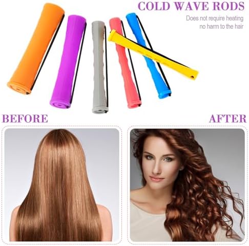 Willbond 72-Piece Hair Perm Rods Kits, Long Cold Wave Hair Rollers - Image 6