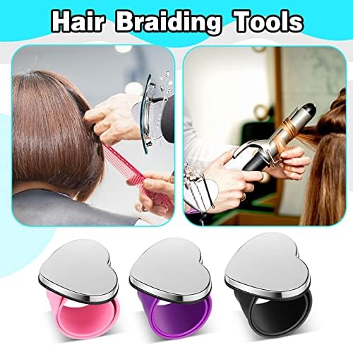 3 Pcs Magnetic Wristband Wrist Pin Cushion for Hair Stylist, Bobby Pin - Image 5