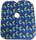 AKOAK Children Cartoon Dolphin Patterned Hair Cut Cap Waterproof Hairdresser Dressing Salon Gown Apron Cloak Cloth for Salon by AKOAK