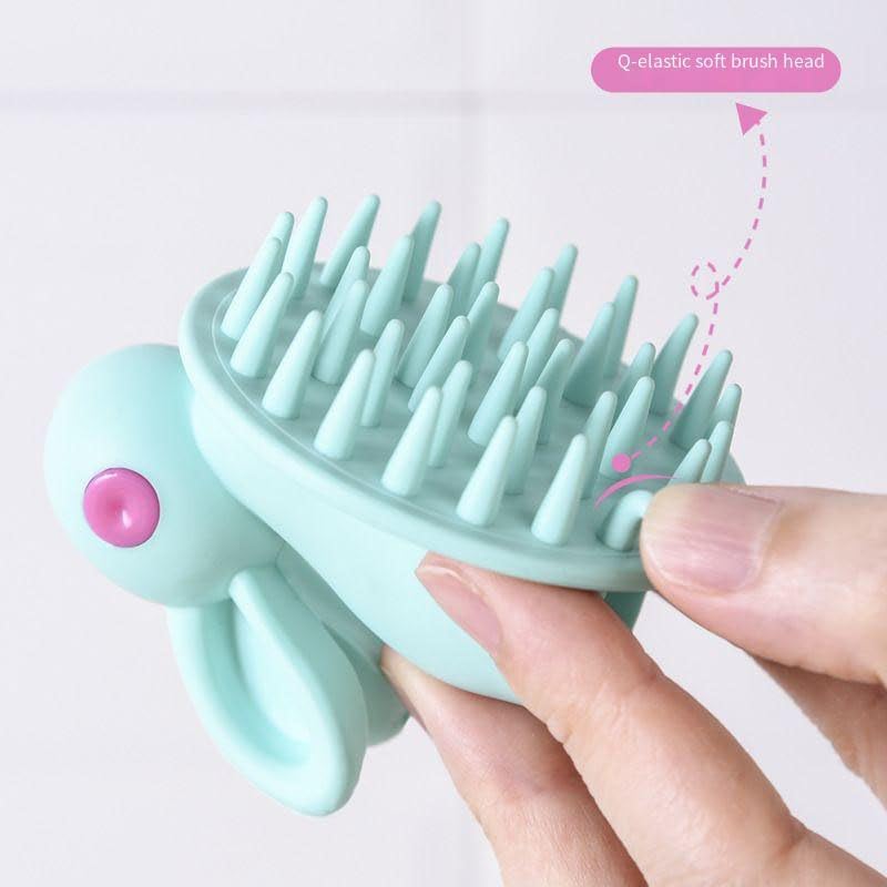 Ximimark 2 pcs Silicone Shampoo Brush for Deep Scalp Massage and Hair Washing - Soft and Gentle Comb for Bath and Spa Use - Image 3