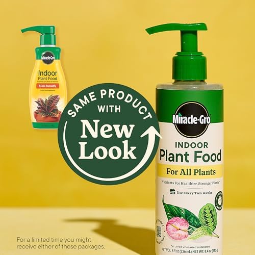 Miracle-Gro Indoor Plant Food for All Plants, 2 Count, 8 fl. oz. (Pack of 12) - Image 2