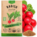 Cherry Belle Radish Seeds Pack 10 G - Over 1200 Non-GMO Heirloom Radish Seeds for Planting Vegetables in Individual Seed Packet, Vegetable Seeds for Planting Home Garden Indoor & Outdoor Gardening by OrganoRepublic