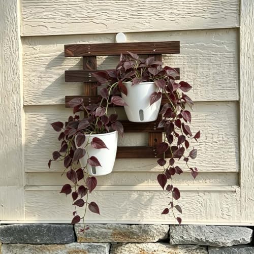 2 Pack Artificial Red Satin Pothos, Faux Trailing Vine Potted Plans - Image 5