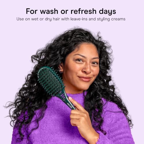 Conair Curl Defining Brush Set, Long, Loose Curly Hair Detangler, 3-Piece - Image 5