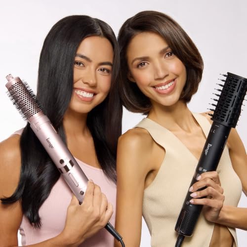 L'ANGE HAIR TurboStyle 5-in-1 Air Styler & Hair Dryer, Auto-Curlers, Blush - Image 6