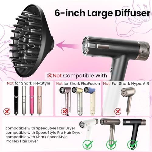 Large Hair Dryer Diffuser Attachment for Shark SpeedStyle - Image 2