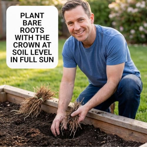 Albion Everbearing Strawberry Live Plants | 10 Bare Root Plants | Garden - Image 4