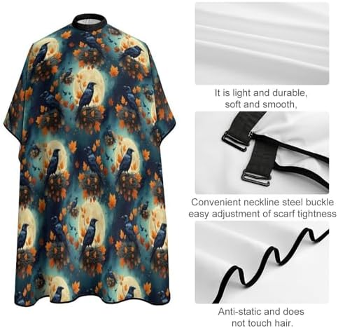 Women Barber Hairdressing Cape Adjustable Salon Cape Apron for Makeup Artist Beautician - Image 4