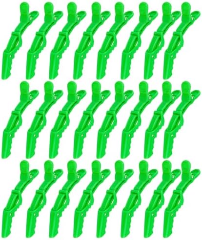 Ondder 24 Pcs Light Green Large Alligator Hair Clips for Styling, Sectioning, Big Pro Salon Gator Hair Clips for Hair Coloring Cutting, Accessories for Women Men Girls by Ondder