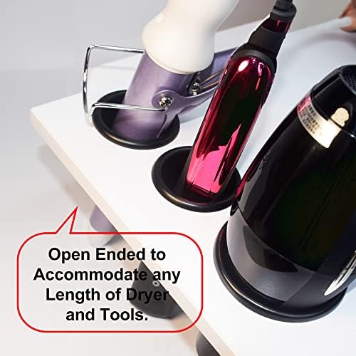 Salon Hair Styling Station Dryer Curling Iron Appliance Hot Iron Holder Tube Package Salon Station Organizer Hot Iron Holder Tube 3inch and 2pcs 2inch Open End - Image 6