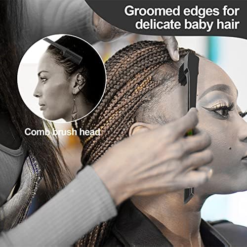 SWEET VIEW 3Pcs Slick Back Hair Brush - Image 6